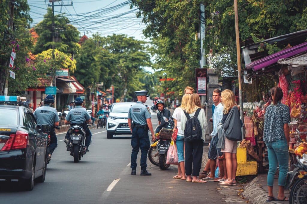 bali securite voyageur plage