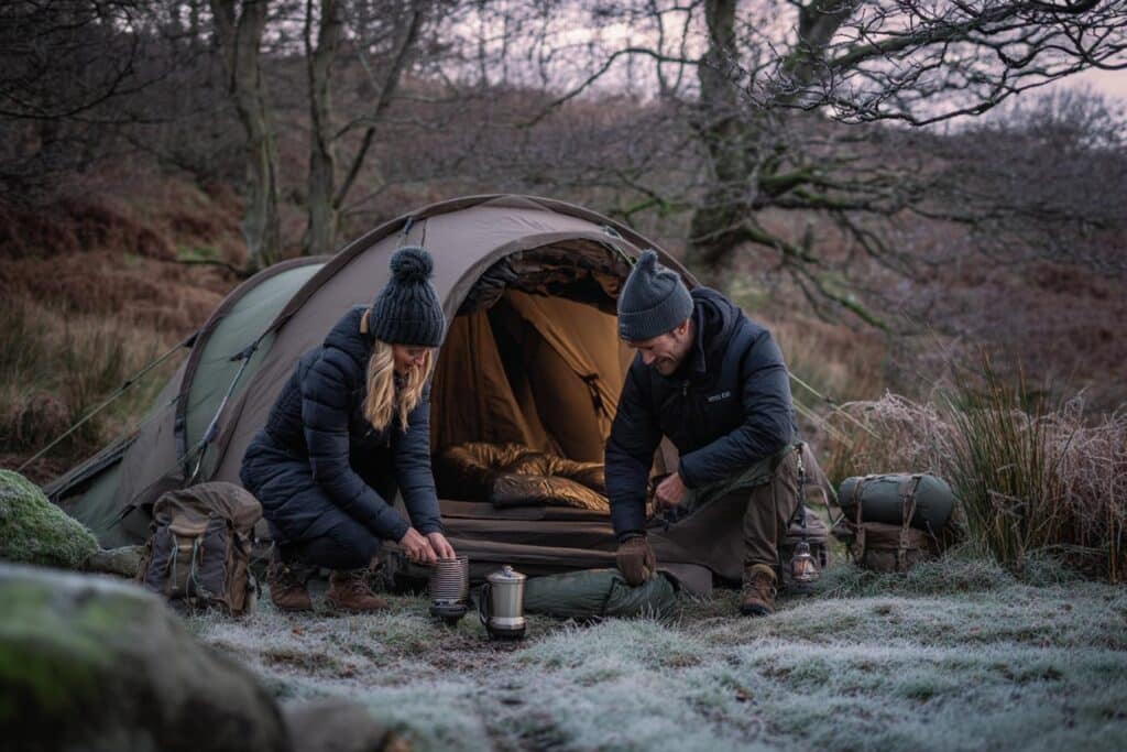 chauffer tente camping nuit froid