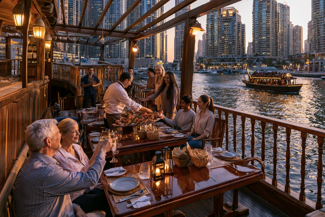 diner croisiere dubai de nuit