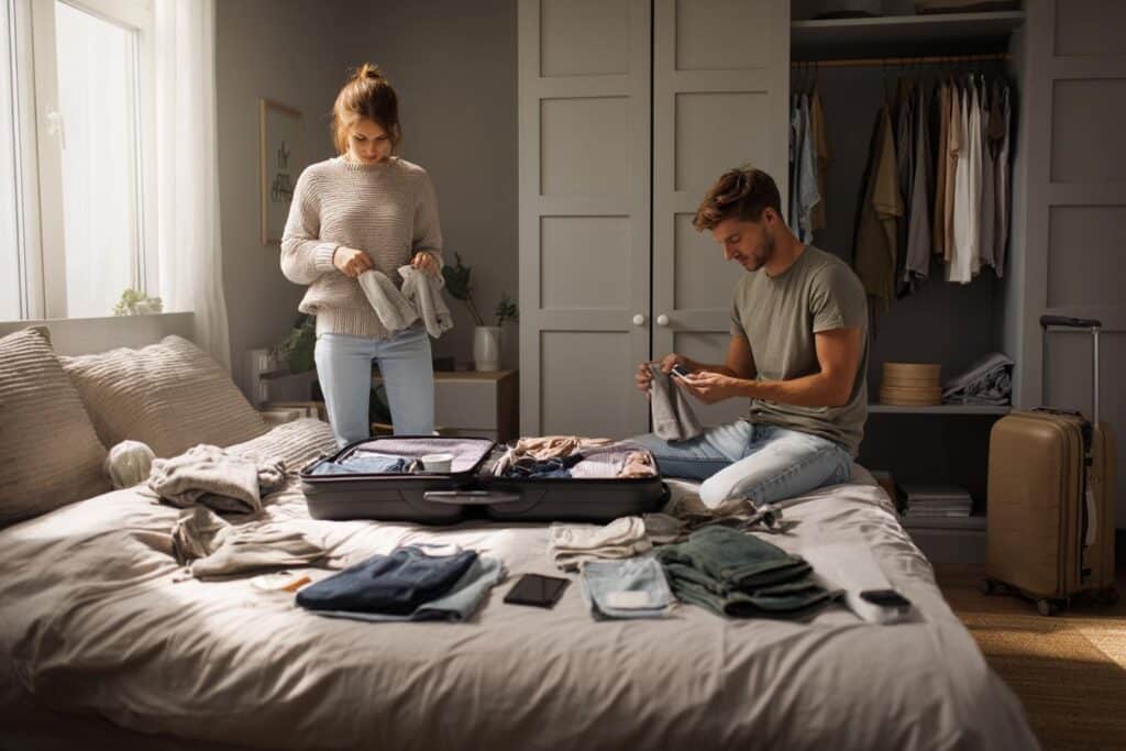 faire sa valise deux semaines