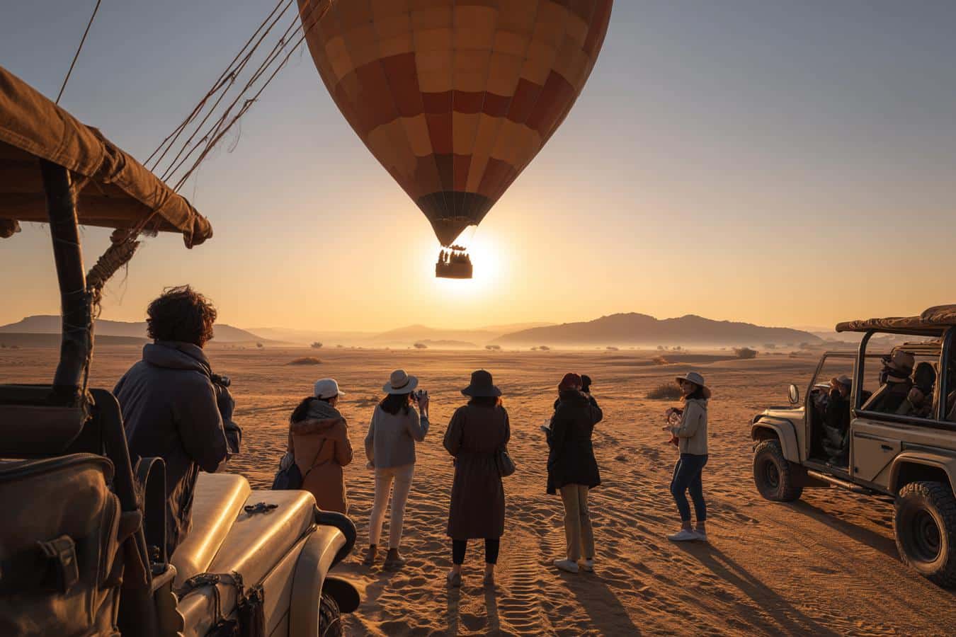 montgolfiere survol desert destinations