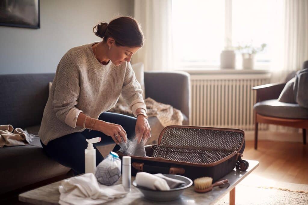 nettoyage valise tissu astuces pratiques