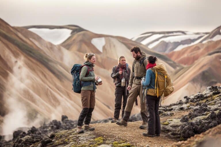 randonnee landmannalaugar islande paysage