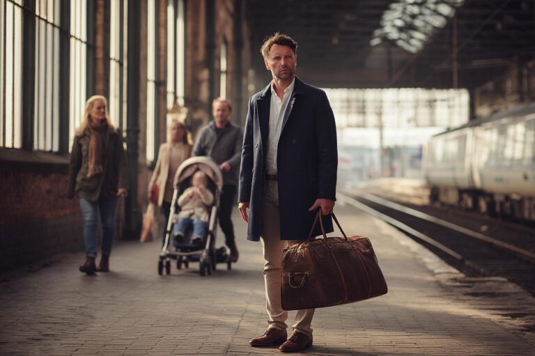 sac de voyage homme cuir marron