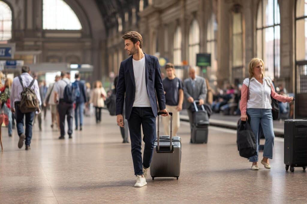 sac de voyage homme roulettes