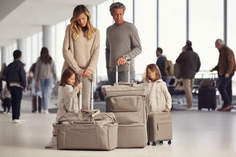 set valise tissu ensemble choix