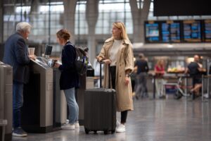 valise rigide sans fermeture glissiere