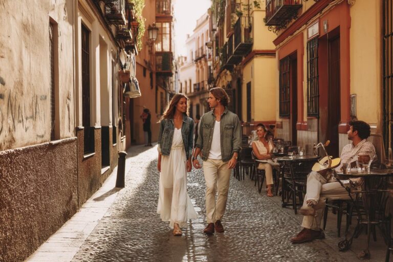 voyage romantique en espagne couple