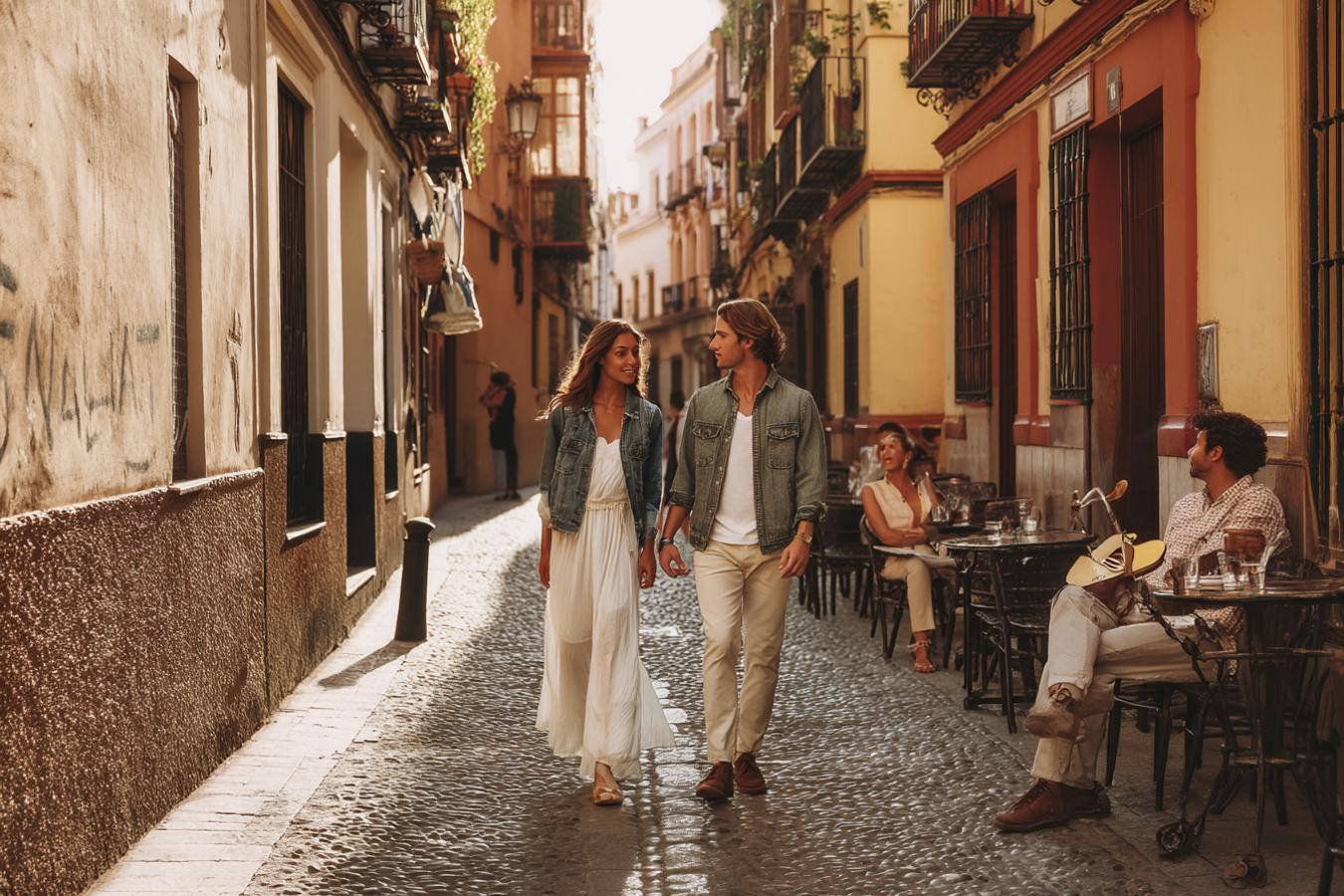 voyage romantique en espagne couple